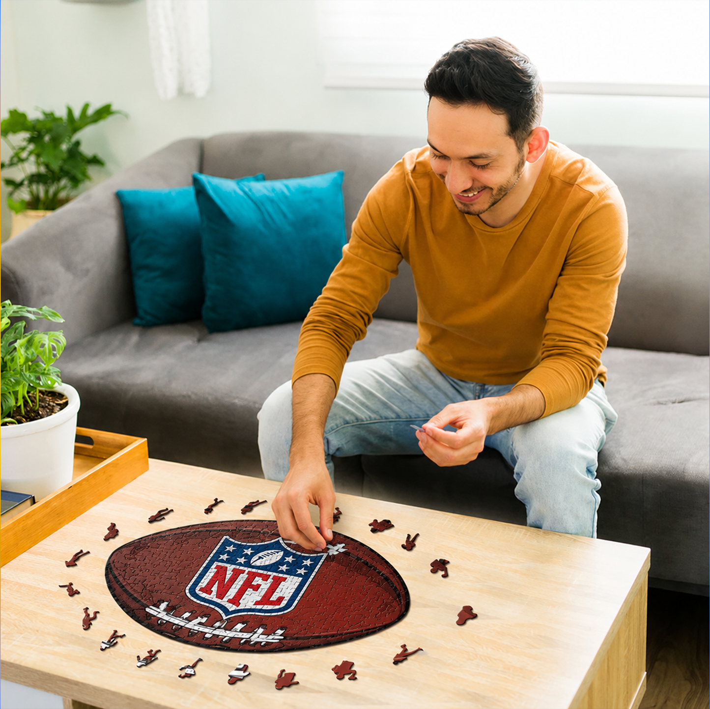 PREMIUM NFL X LAR 3D Platinum Wooden Puzzle Gift For Fan Limited Editions NDT VHM 030626