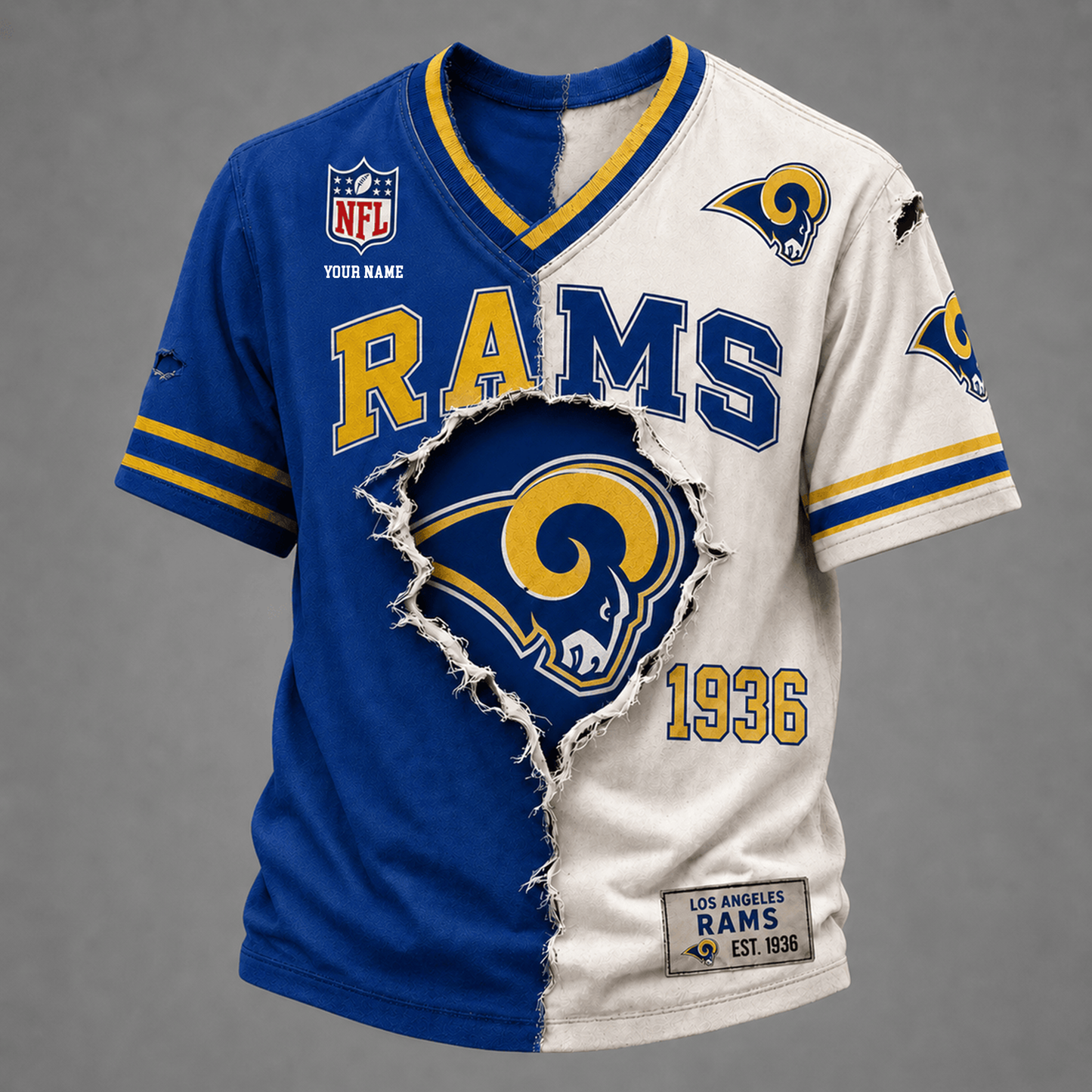 PREMIUM NFL X LAR GAME DAY V-Neck T Shirt FOR SUMMER HOLIDAY NDT VHM 050626