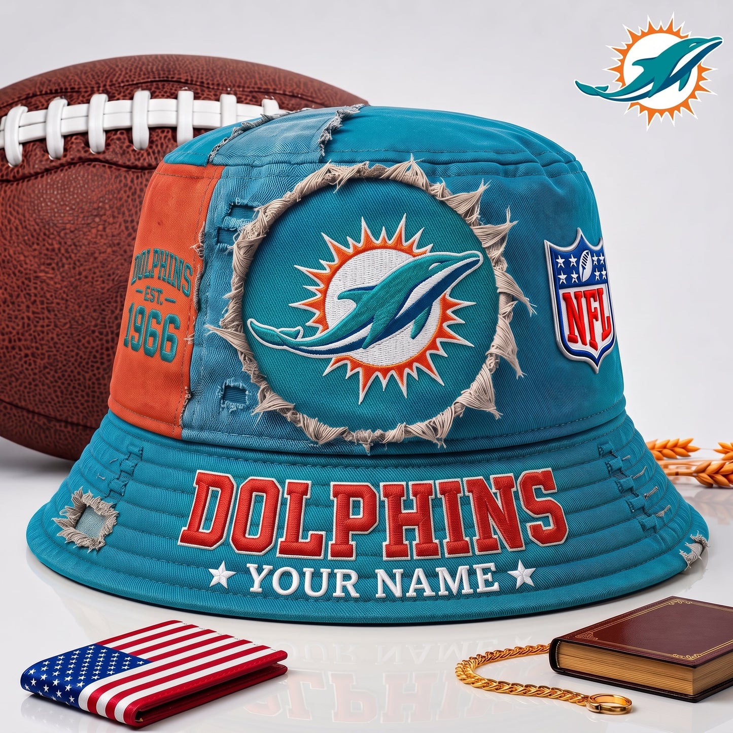 PREMIUM NFL X MD EXCLUSIVE Torn Fabric Legacy Bucket Hat For New Season 290626.