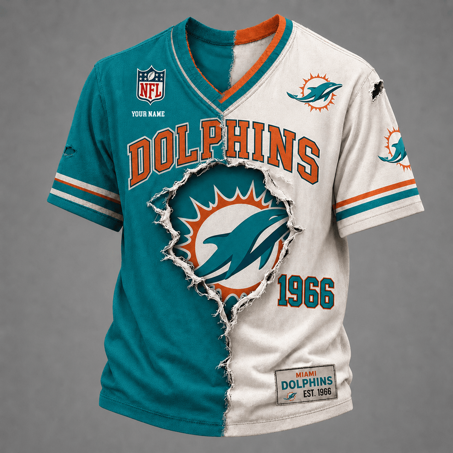 PREMIUM NFL X MD GAME DAY V-Neck T Shirt FOR SUMMER HOLIDAY NDT VHM 050626