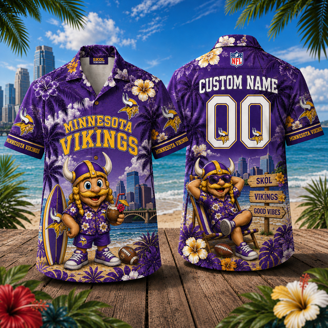PREMIUM NFL X MIN Personalized Hawaiian Shirt FOR SUMMER HOLIDAY 190626