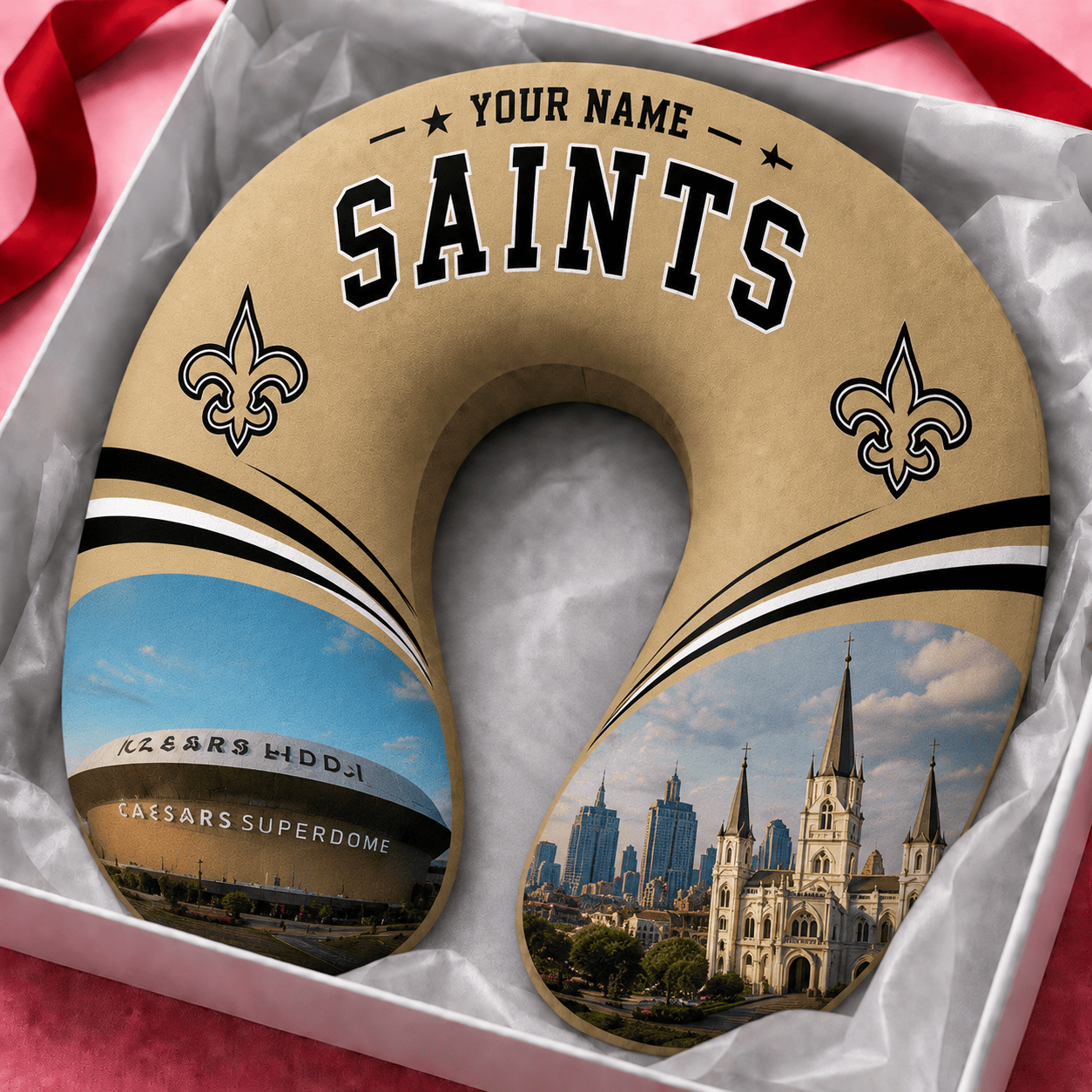 PREMIUM NFL X NOS Special New Neck Pillow Custom Name 100626