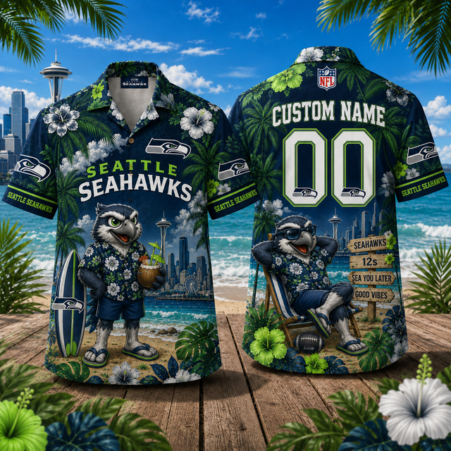 PREMIUM NFL X SEA Personalized Hawaiian Shirt FOR SUMMER HOLIDAY 190626