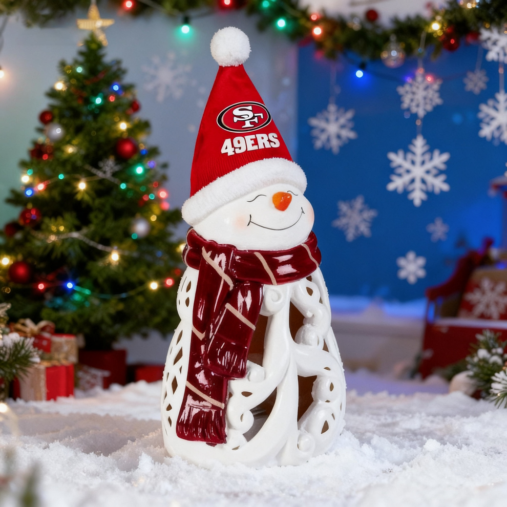 PREMIUM NFL X LED Christmas Snowman Decorative Lights 2510 NDT NHM