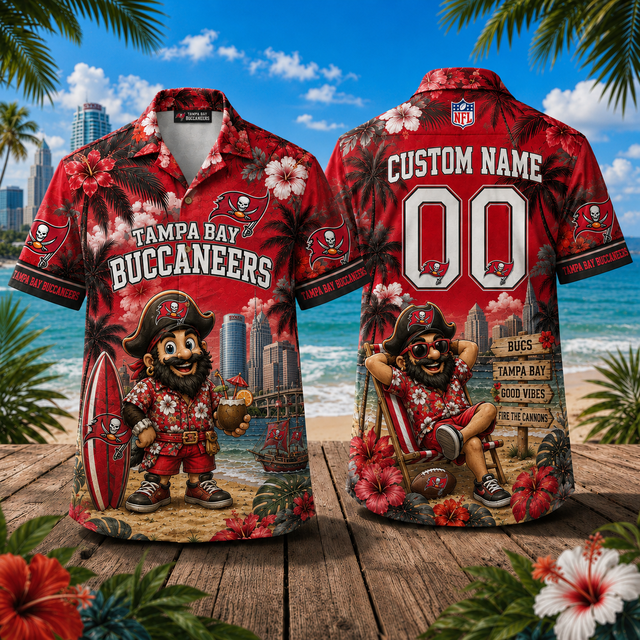 PREMIUM NFL X TAM Personalized Hawaiian Shirt FOR SUMMER HOLIDAY 190626