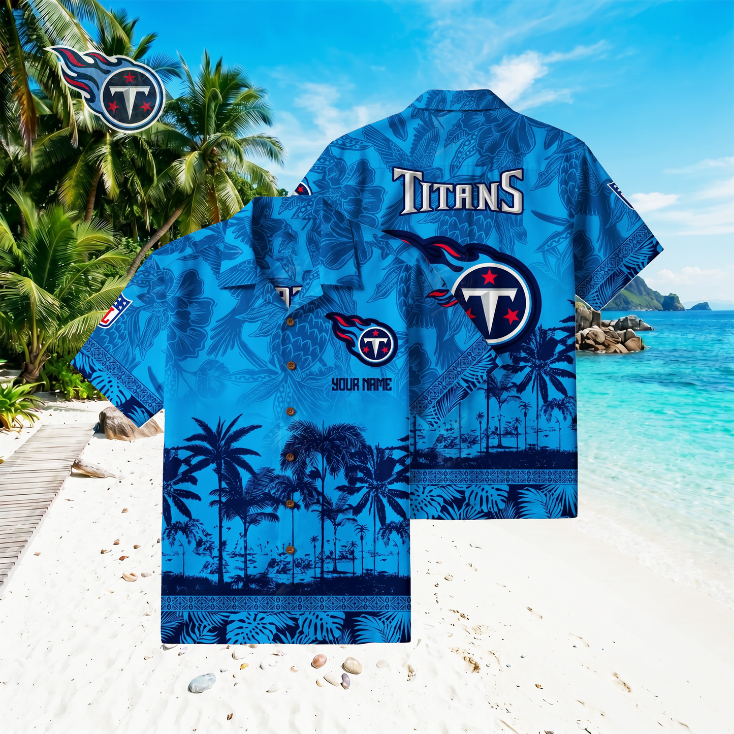 PREMIUM NFL X TT Floral With Parrots Hawaiian Shirt NDT VHM 060526