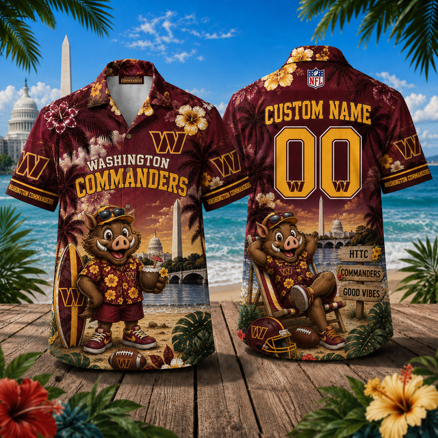PREMIUM NFL X WAS Personalized Hawaiian Shirt FOR SUMMER HOLIDAY 190626