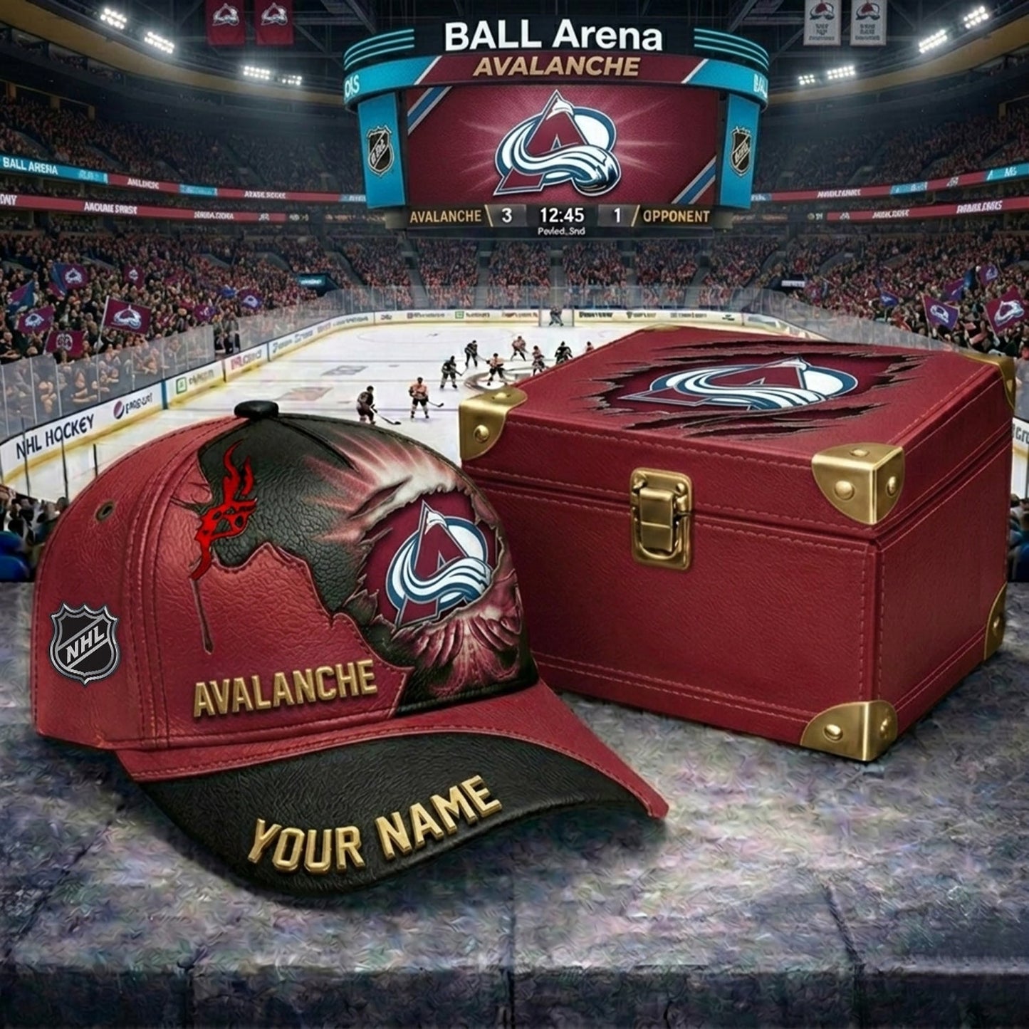 PREMIUM NHL X CA JESUS CRACK CUSTOM NAME HAT V30 NDT NHM 140526