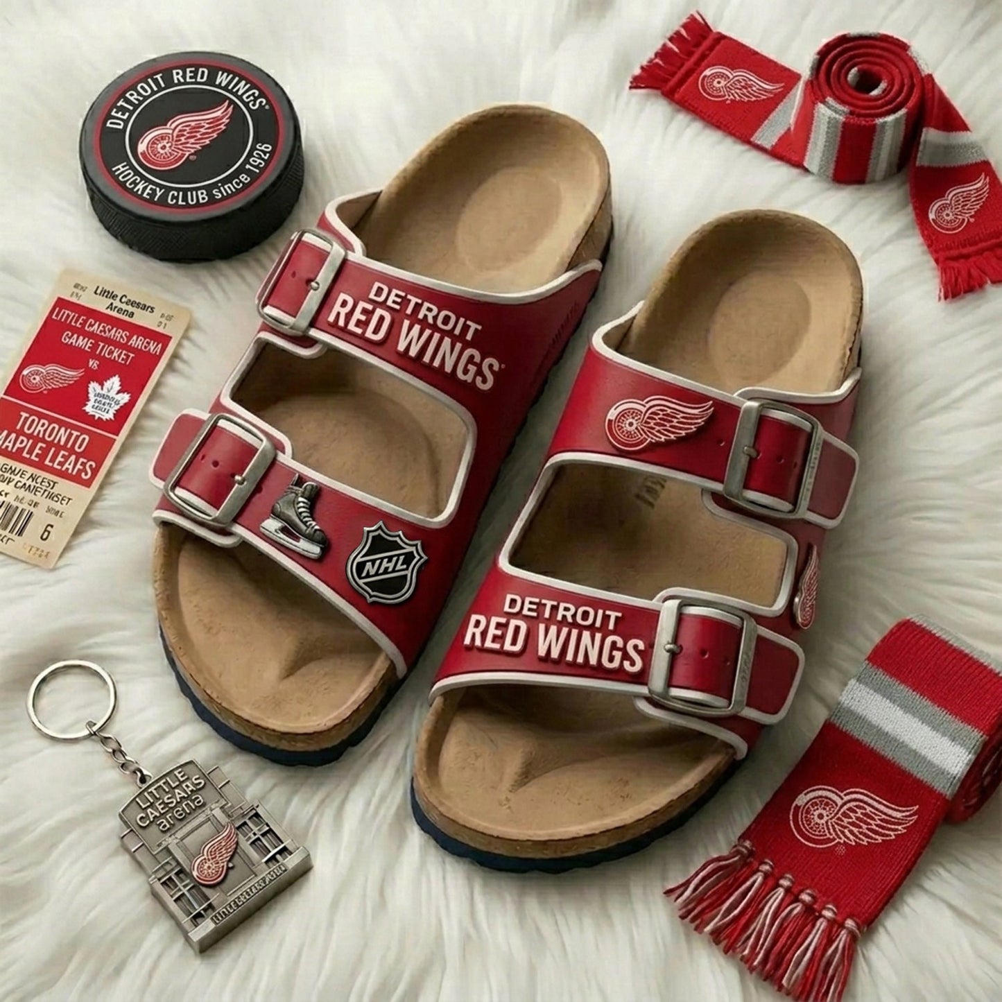 PREMIUM NHL X DRW Birken-Inspired Double-Strap Sandals For Summer Holiday V3 NDT NHM 180526