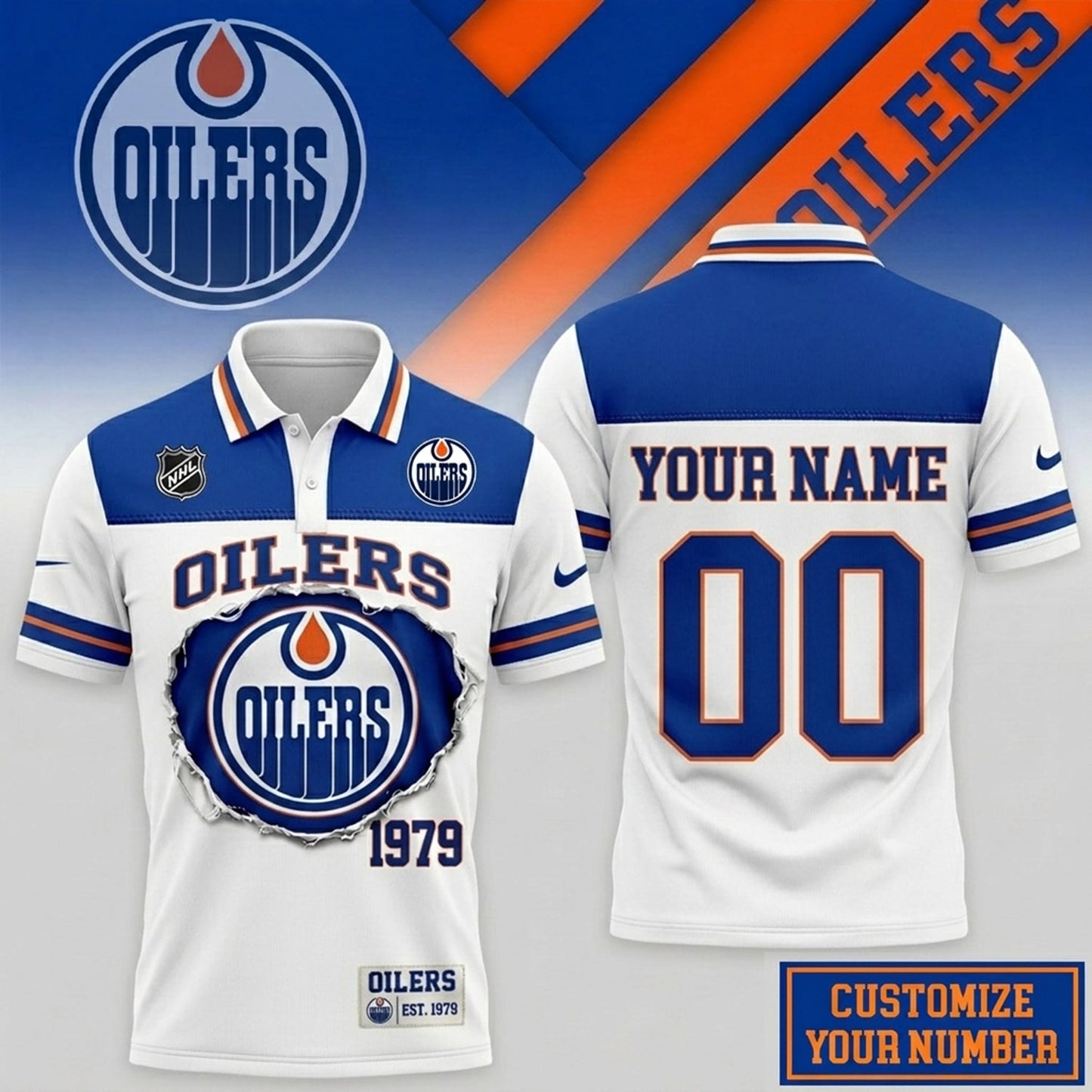 PREMIUM NHL X EO CLASSIC POLO SHIRT LIMITED EDITIONS NDT NHM 010626