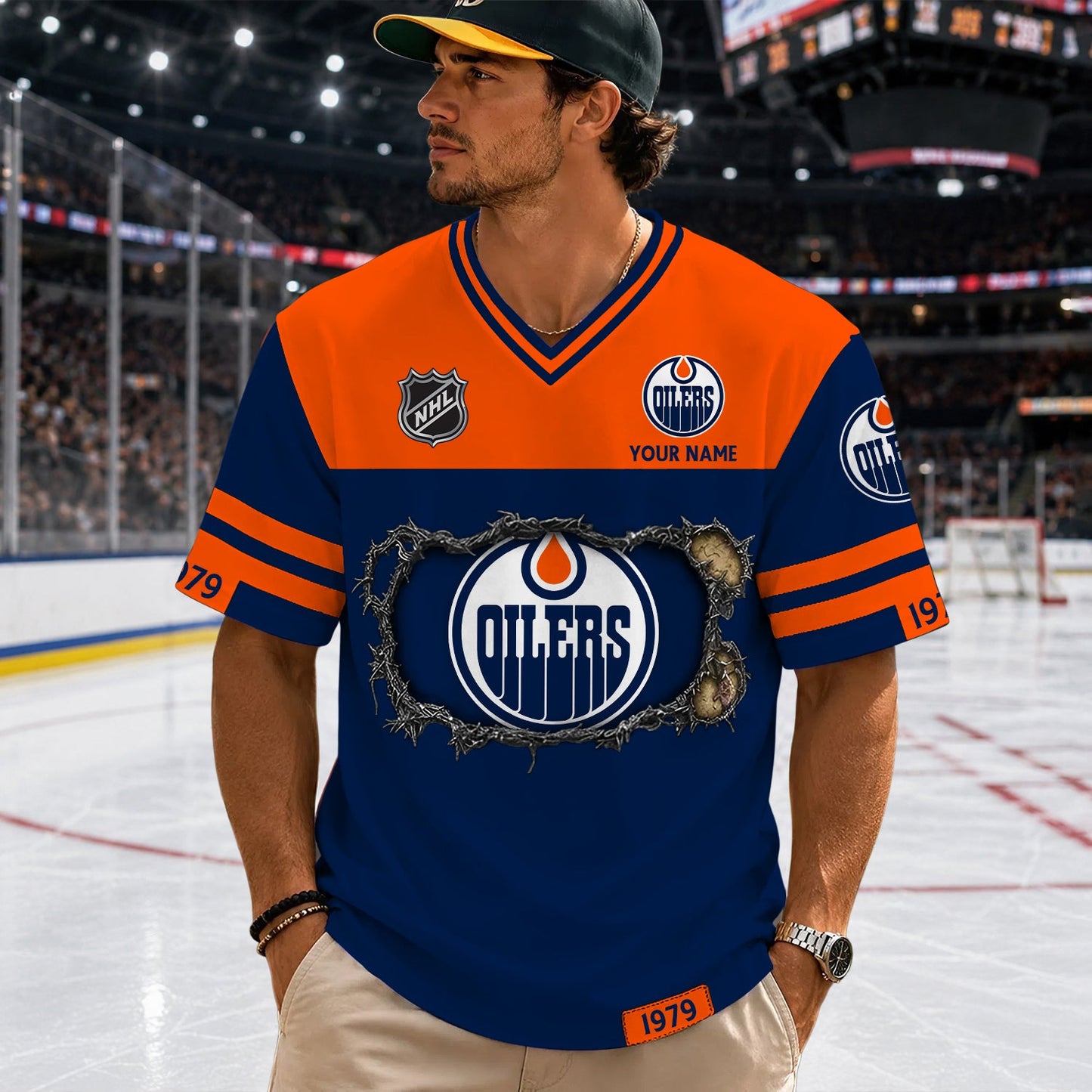 PREMIUM NHL X EO Streetwear V-neck Shirt Custom Gifts For Fan NDT NHM 290526
