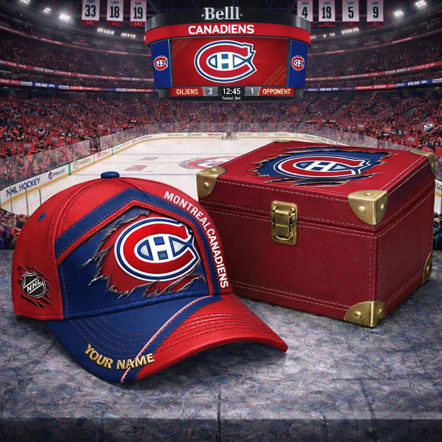PREMIUM NHL X MC CRACK CUSTOM NAME V3 PLUS HAT NDT NHM 210426