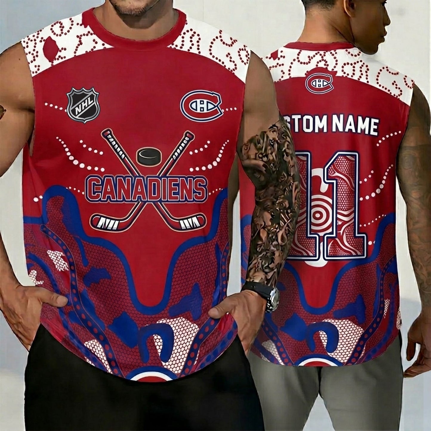 PREMIUM NHL X MC Personalized Tank Top Limited Editions NDT NHM 160526