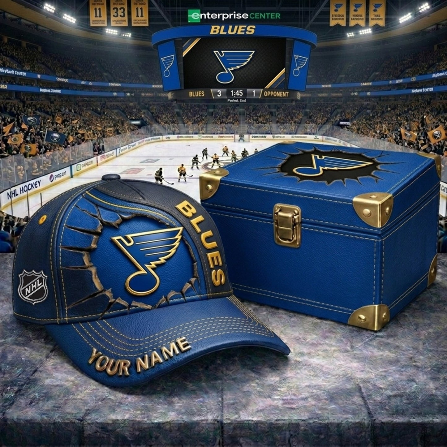 PREMIUM NHL X SLB CRACK CUSTOM NAME HAT NDT NHM 140426