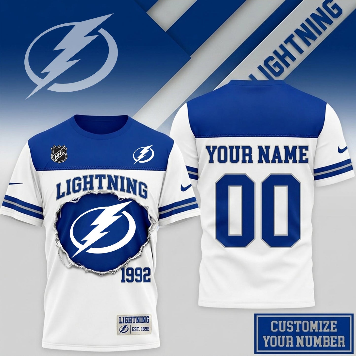 PREMIUM NHL X TBL BESPOKE CRACK SHIRT LIMITED EDITIONS NDT NHM 300526