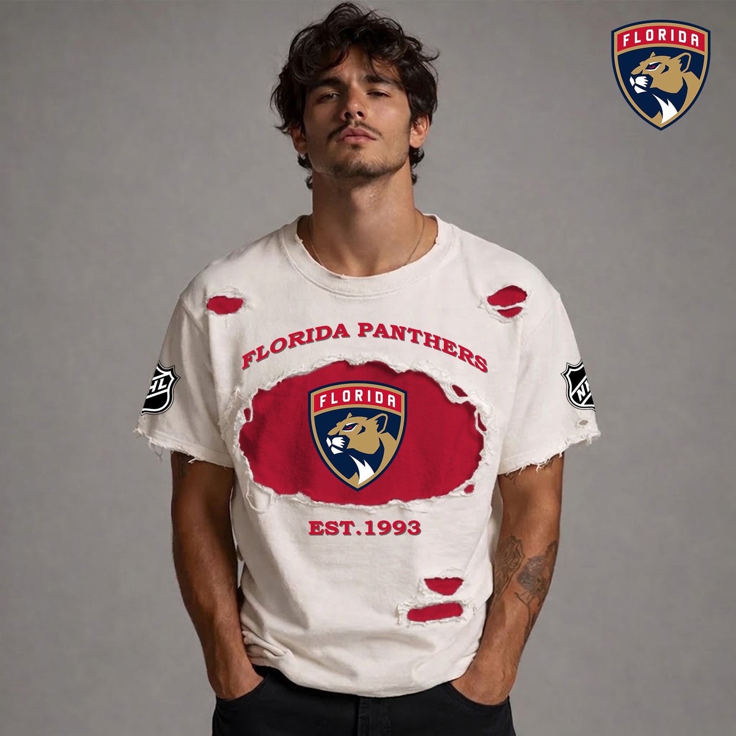 PREMIUM NHL x FP RETRO WASH SHIRT NDT NTN 080426