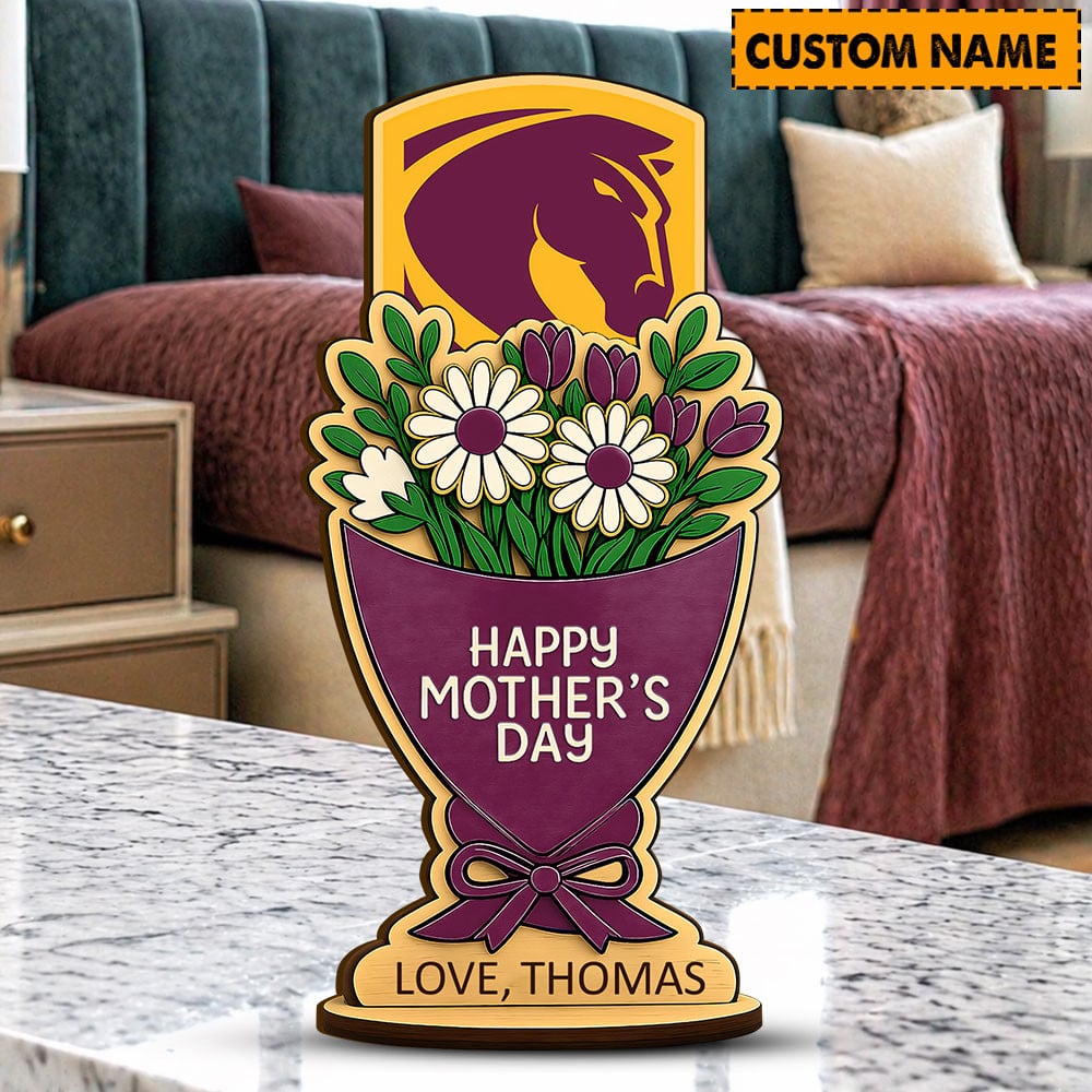 PREMIUM NRL X BB Custom Name Happy Mother's Day Wooden Plaque Gifts For Fan NDT LVH 180426