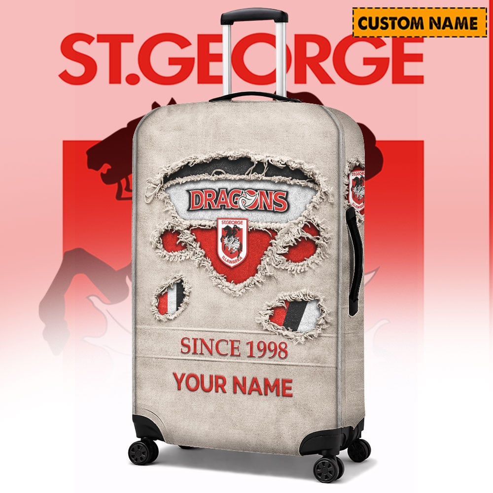 PREMIUM NRL X IDS Vintage Luggage Cover Custom Name NDT LVH 310326
