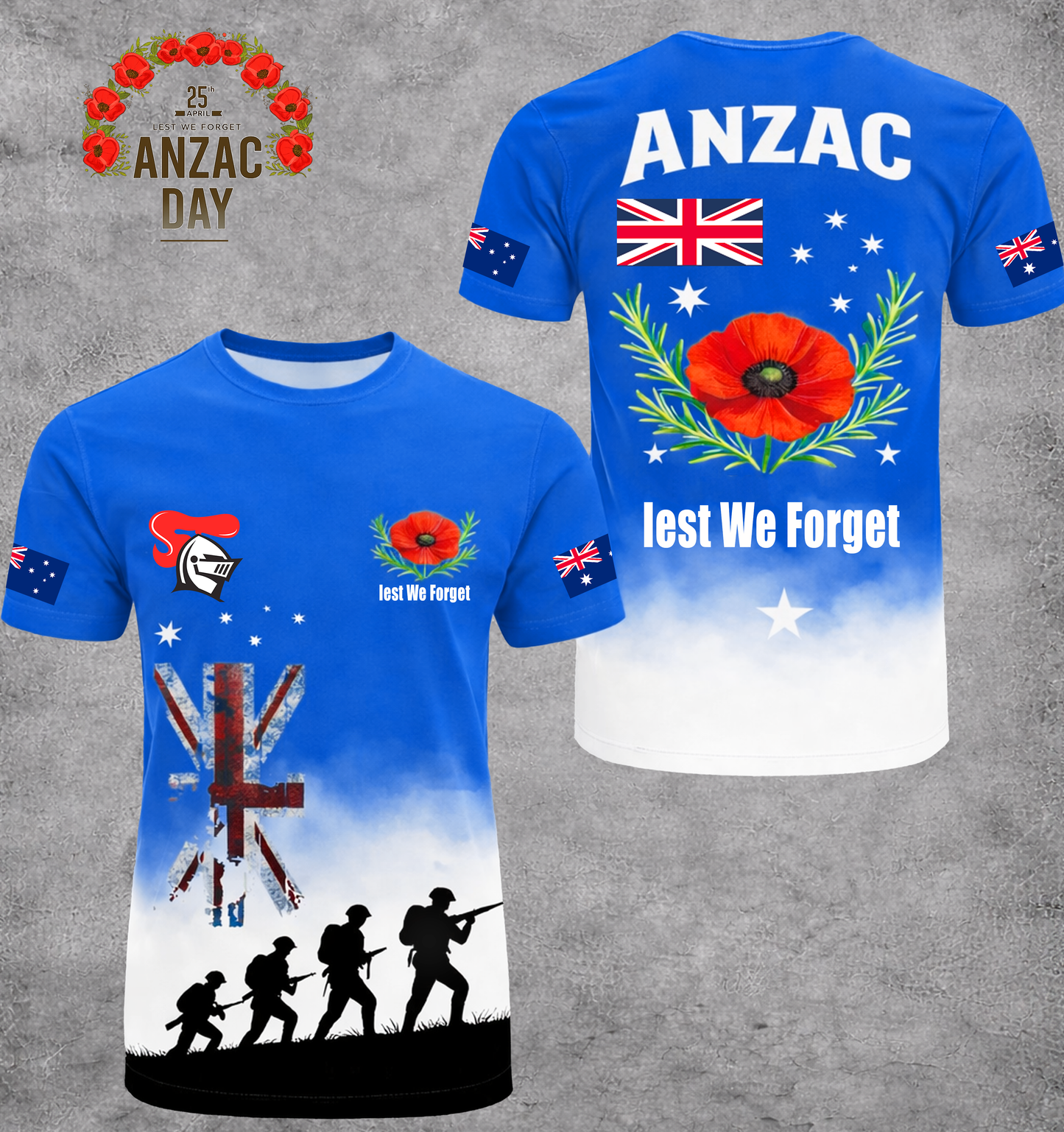 PREMIUM NRL X NK ANZAC DAY SHIRT LIMITED EDITION NDT VHM