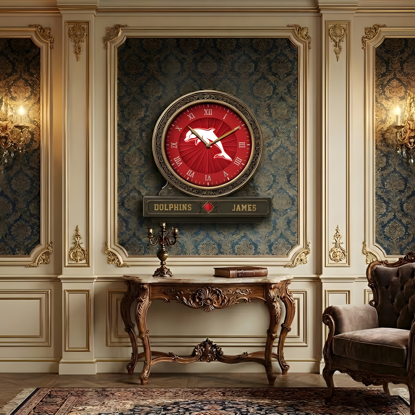 PREMIUM NRL X DOL ROYAL Acrylic Wall Clock For Sweet Home Limited Editions NDT LVH 260226