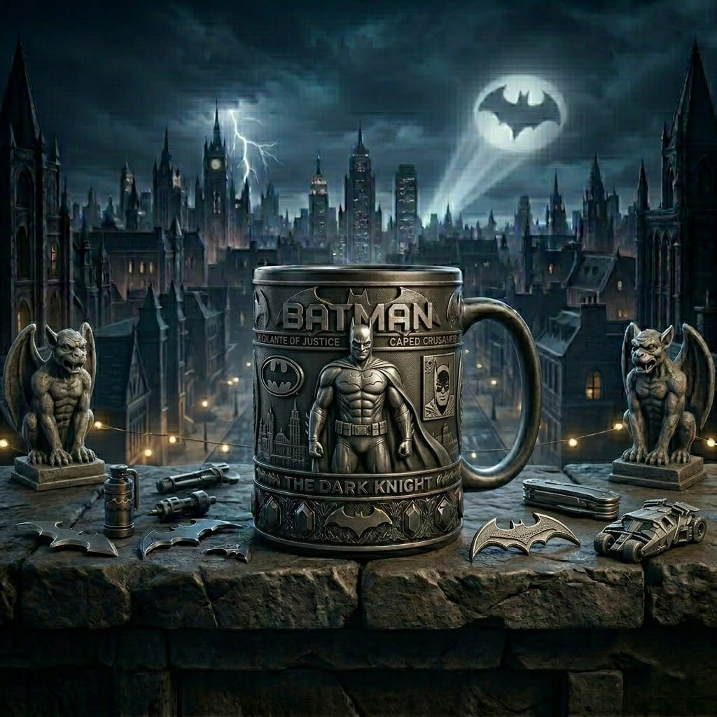 PREMIUM BAT X 3D Embossed Mug Collector's Edition V4 NDT NTN 020326
