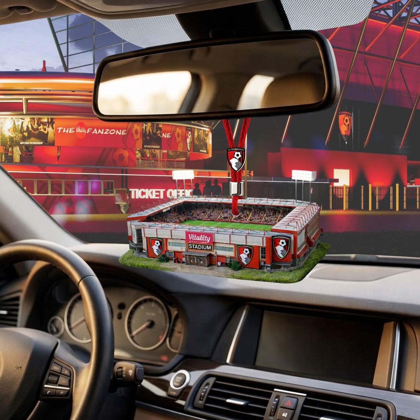 PREMIUM EPL x BOU 3D ARENA ON-BOARD GLORY ORNAMENT LIMITED EDITION NDT NHM 0903