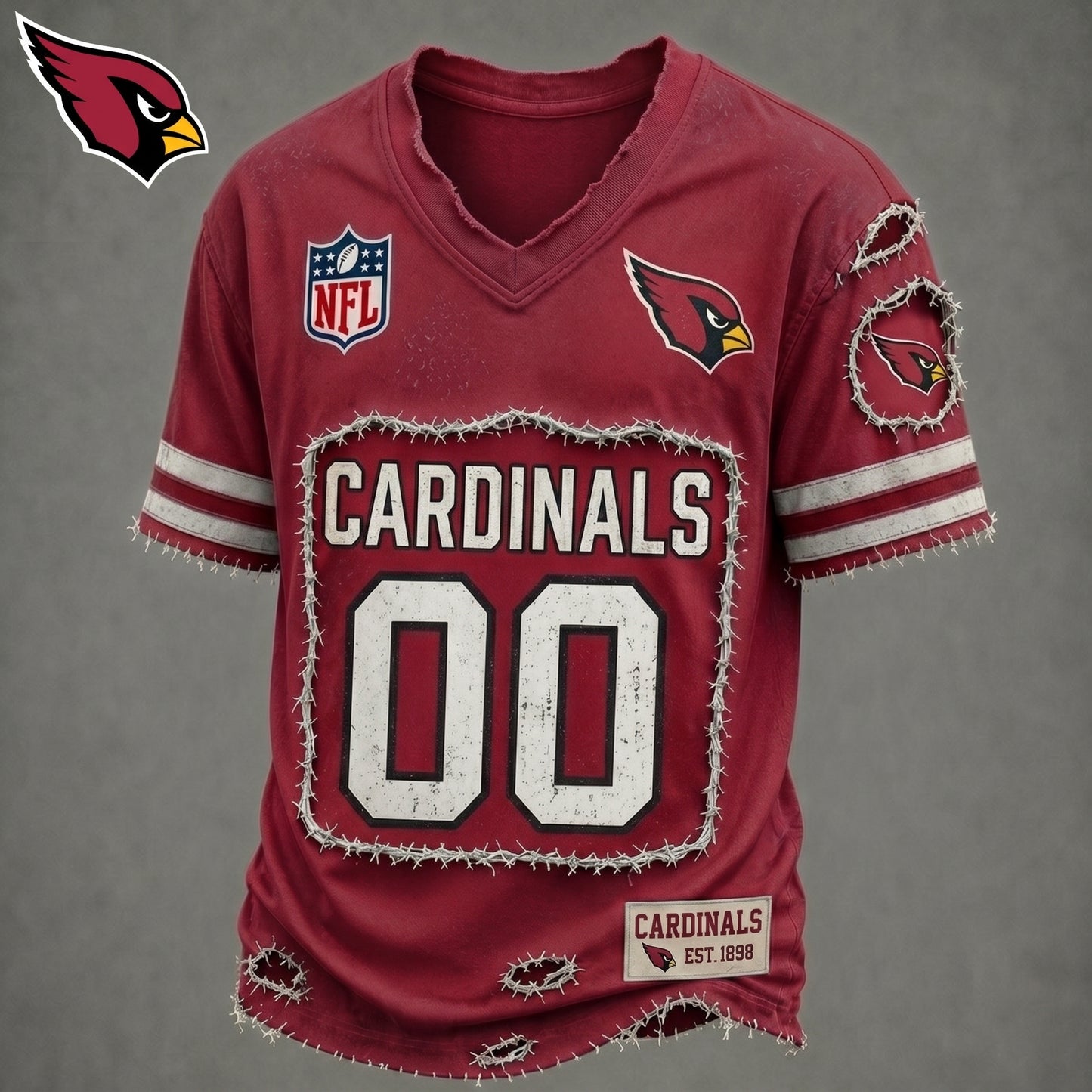 PREMIUM NFL X AC LUXURY V-NECK T-SHIRT CUSTOME NUMBER FOR SEASON SUMMER NDT VHM 200626