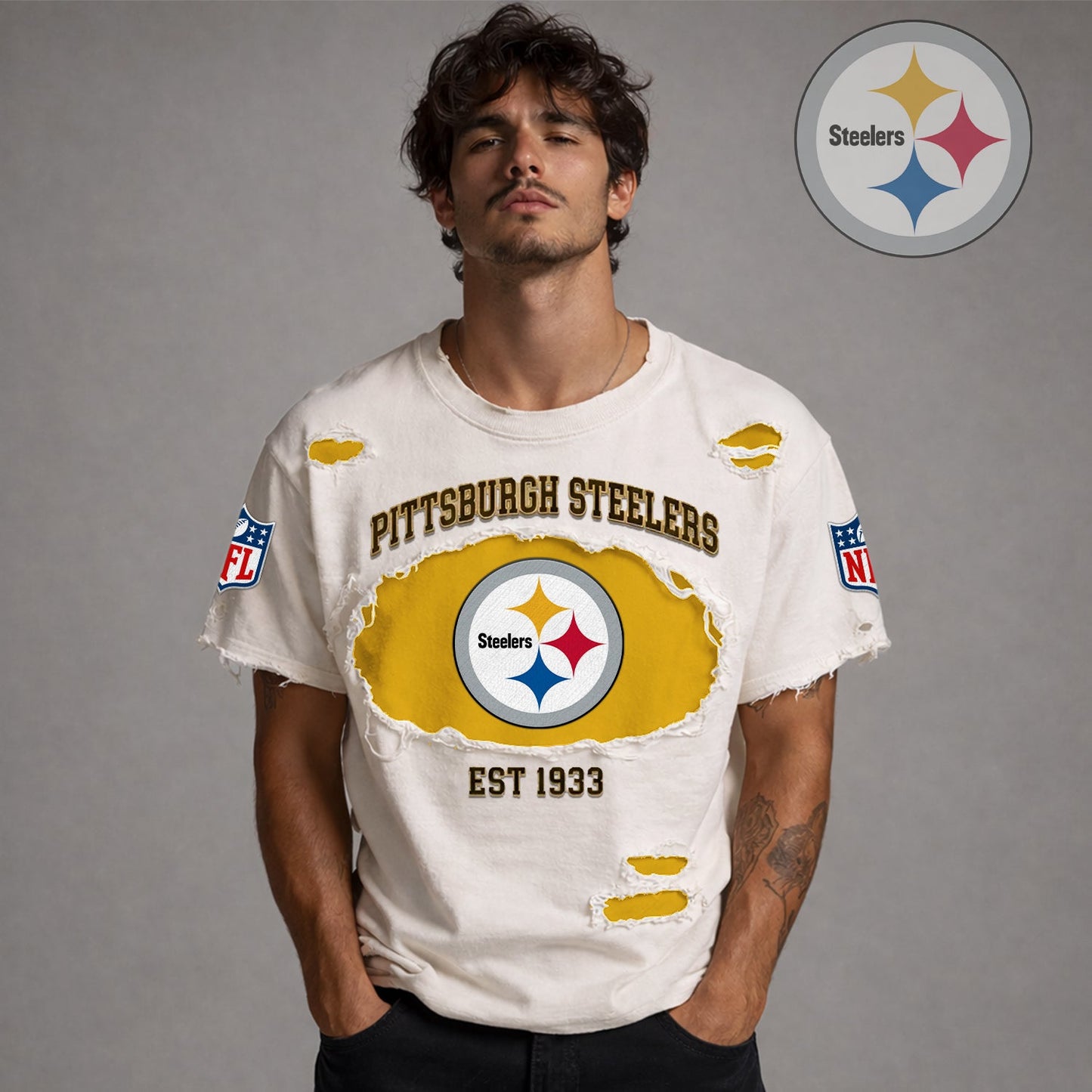 PREMIUM NFL X PIT RETRO VINTAGE SHIRT LIMITED EDITION NDT NHM 0604026