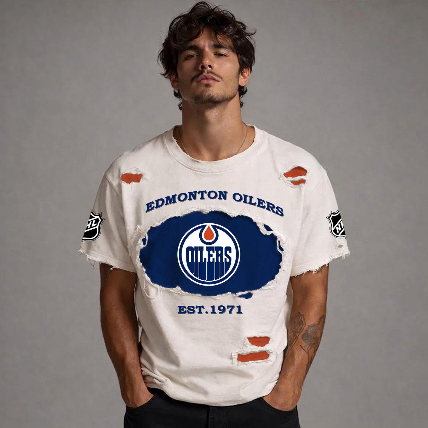 PREMIUM NHL x EO RETRO WASH SHIRT NDT NTN 080426