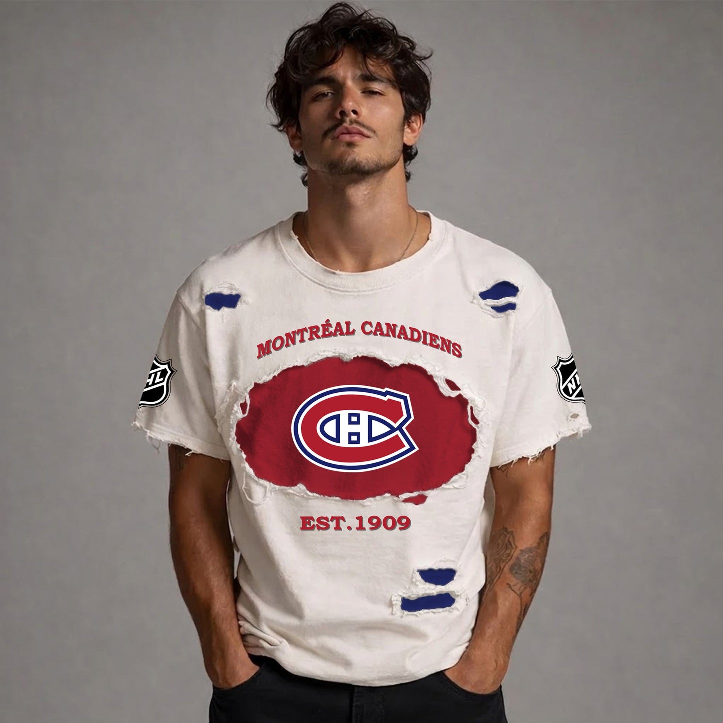 PREMIUM NHL x MC RETRO WASH SHIRT NDT NTN 080426