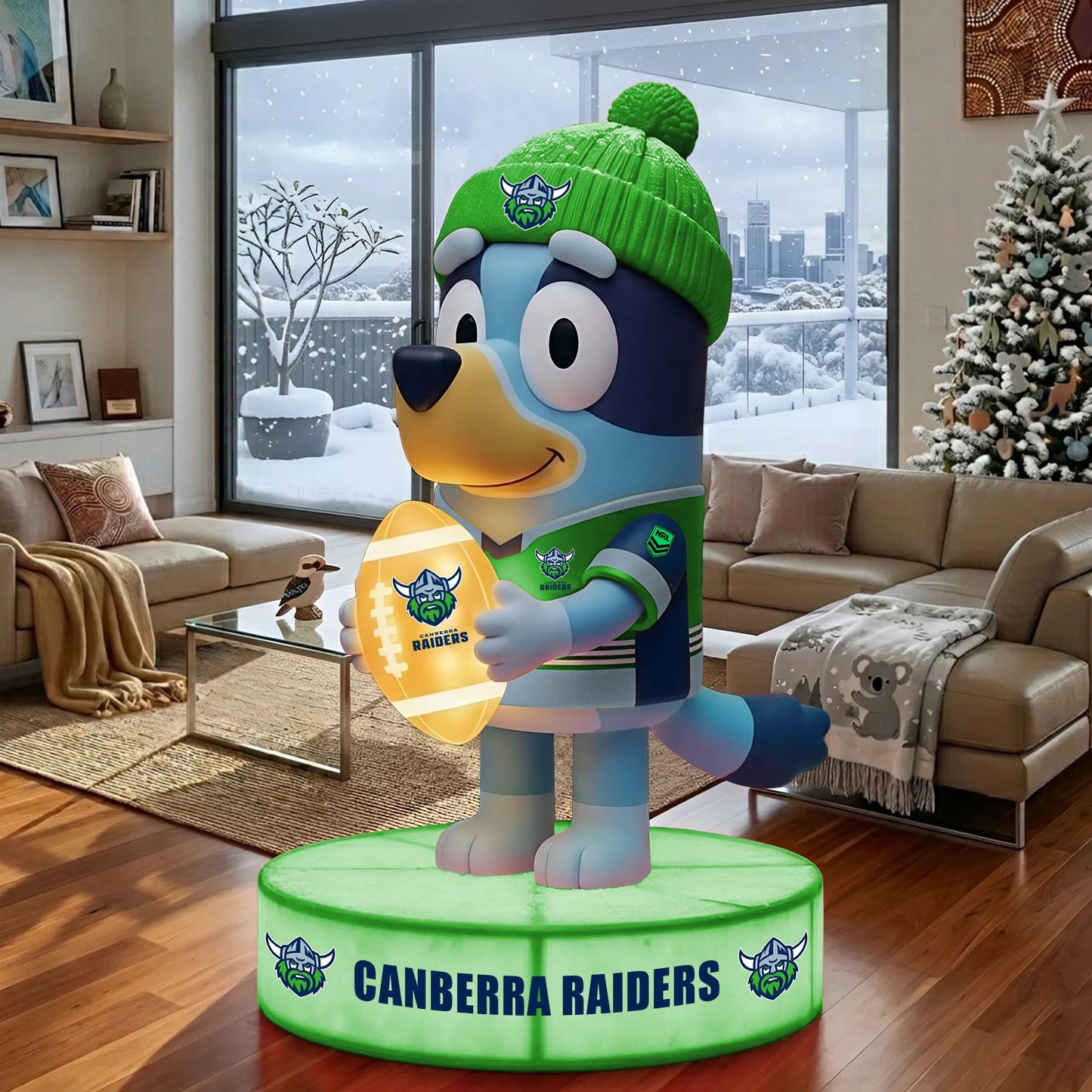 PREMIUM NRL X CR BLUEY COLLECTIBLE STATUE DECOR FOR SWEET HOME LIMITED EDITION NDT NHM 250326