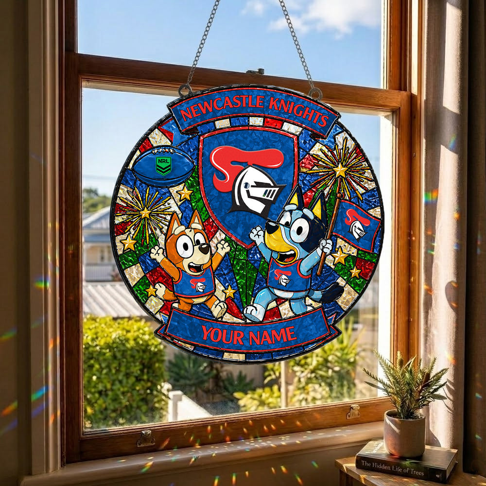 PREMIUM NRL X NK Bluey Suncatcher Custom Name Limited Edition NDT NTN 230426