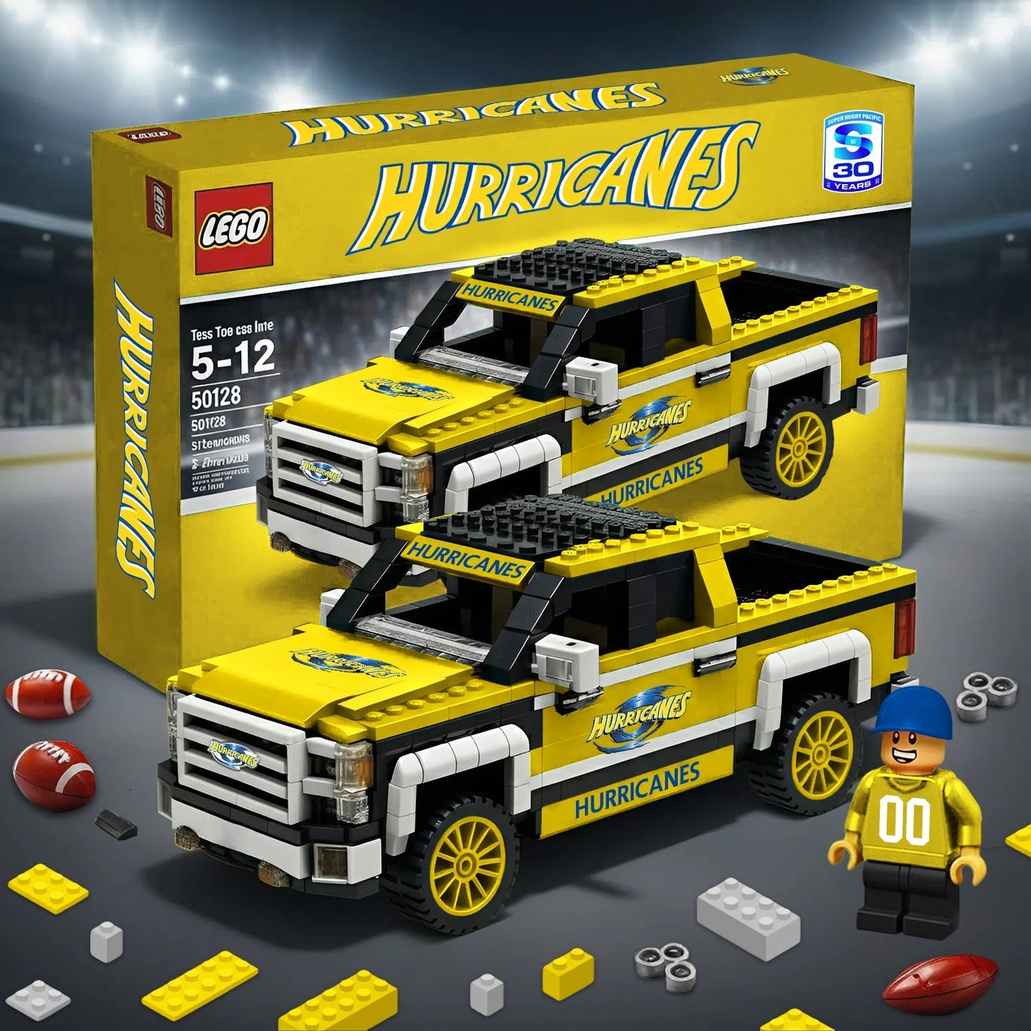 PREMIUM SPR X HUR CELEBRATING 30 YEARS 5D LEGO BUILDING BLOCK TRUCK LIMITED EDITION NDT NHM 190326