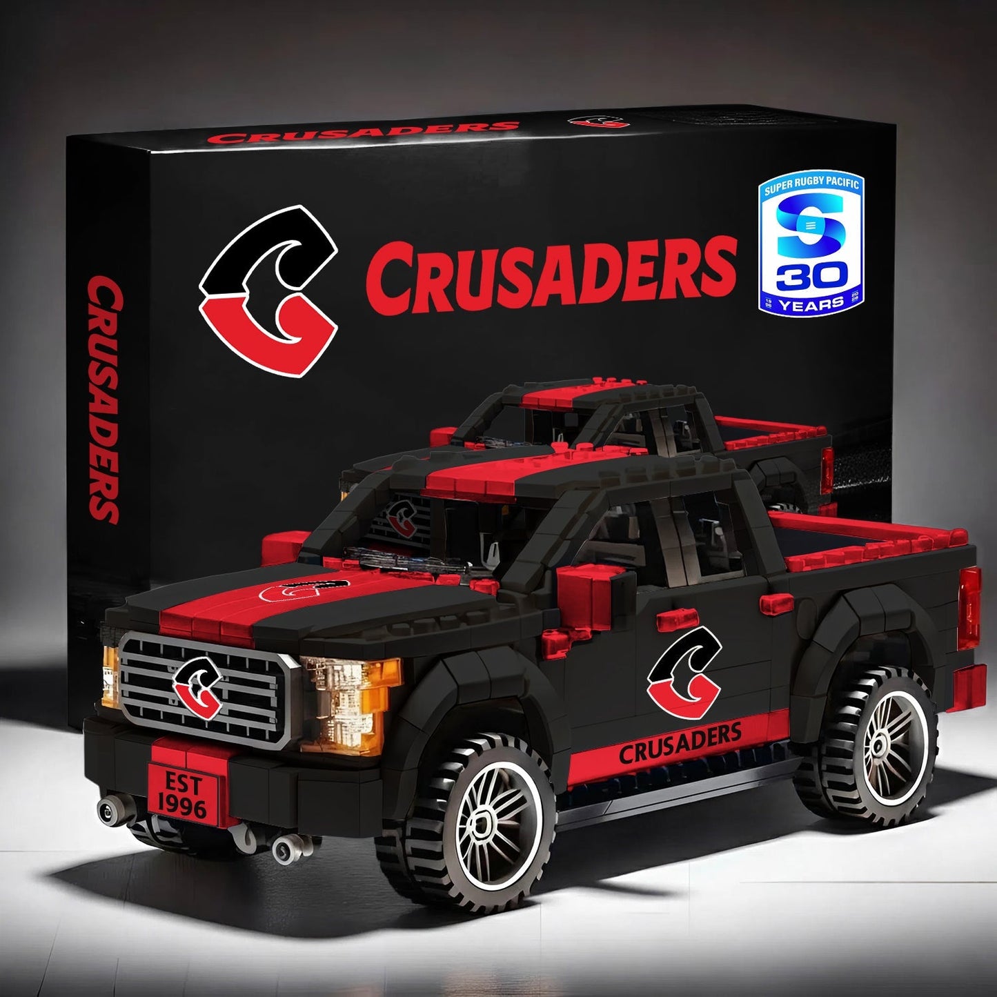 PREMIUM SRP X CRU 3D Racing Truck Model Building Block Set NDT NHM 160326