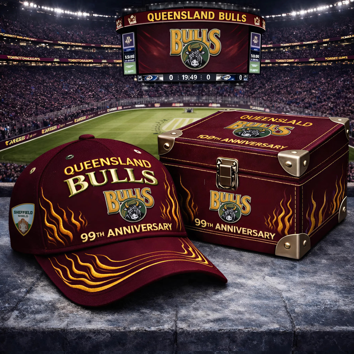 PREMIUM SS X BUL ANNIVERSARY CAP CRICKET LIMITED EDTIONS NDT VHM 230326