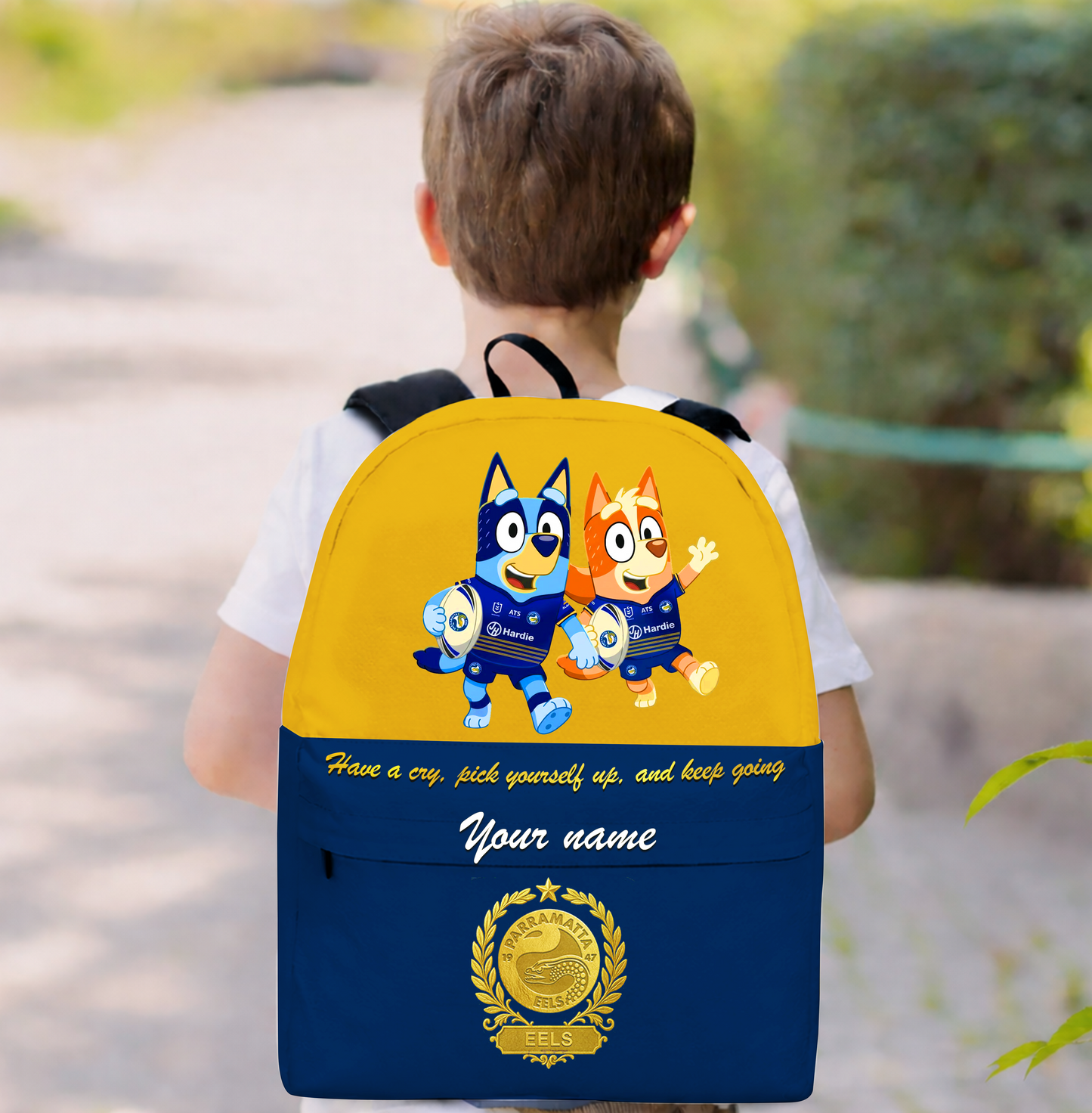 PREMIUM NRL X PE Schoolbag Bluey & Bingo Personalized Gifts For Son Limited Edition NDT VHM 030326