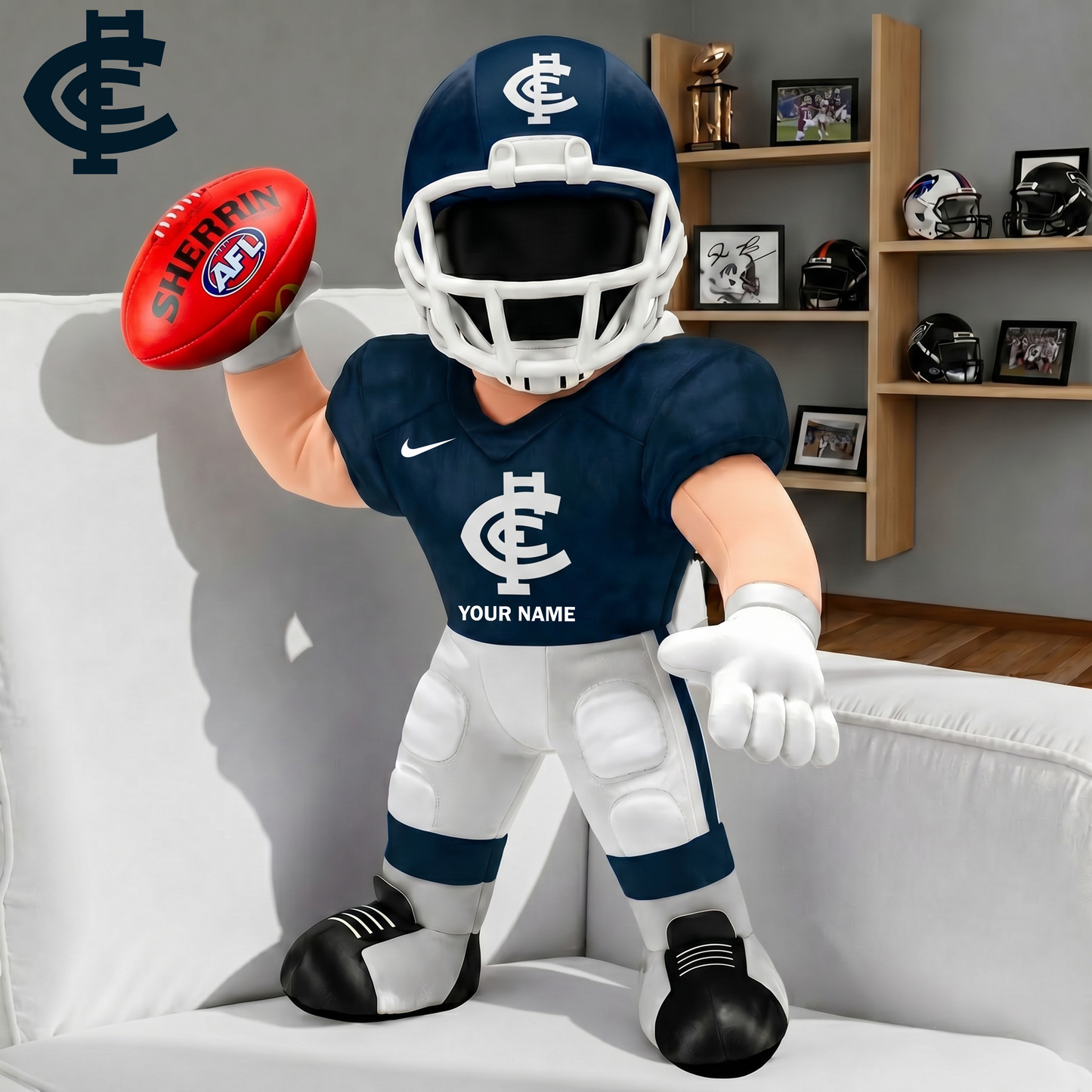 PREMIUM AFL X CAR Players Custom Shape Pillow Custom Name Gifts FOR FAN NDT VHM 250526