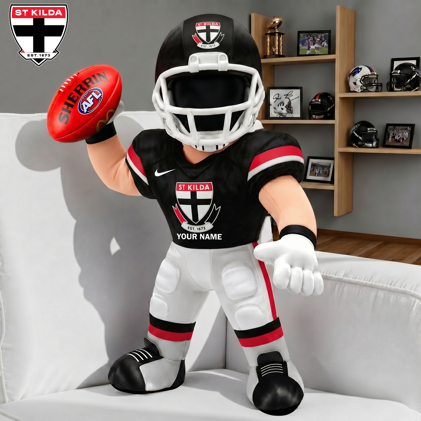 PREMIUM AFL X SK Players Custom Shape Pillow Custom Name Gifts FOR FAN NDT VHM 250526