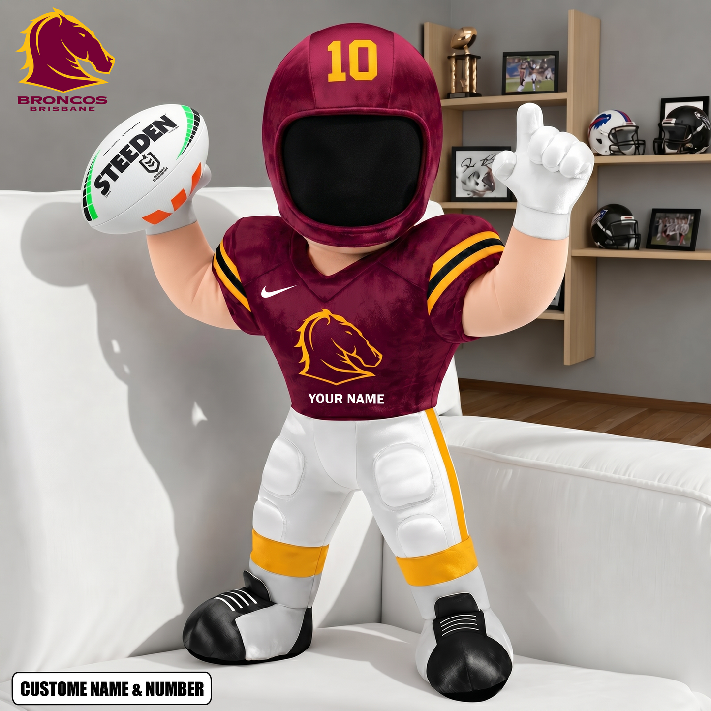 PREMUM NRL X BB Players Custom Shape Pillow Gifts FOR FAN NDT VHM 260526