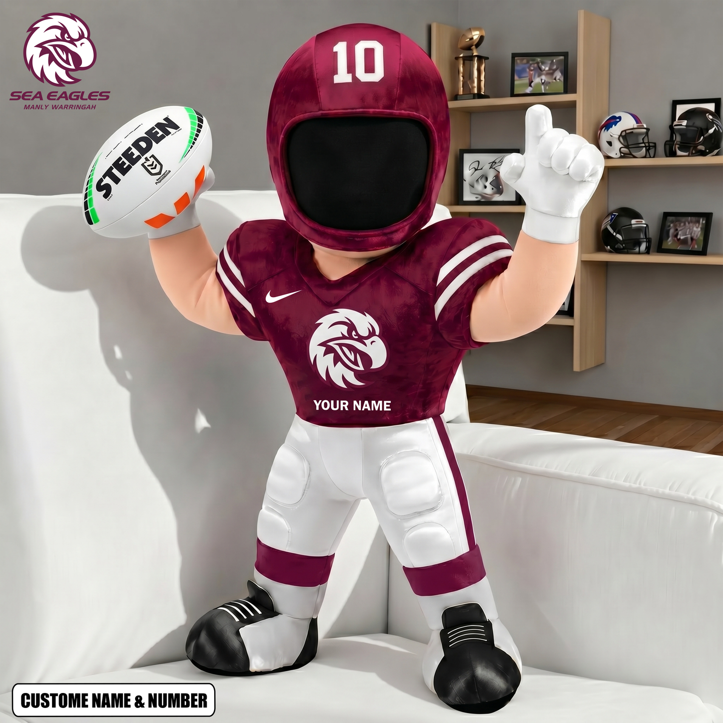 PREMUM NRL X MWSE Players Custom Shape Pillow Gifts FOR FAN NDT VHM 260526