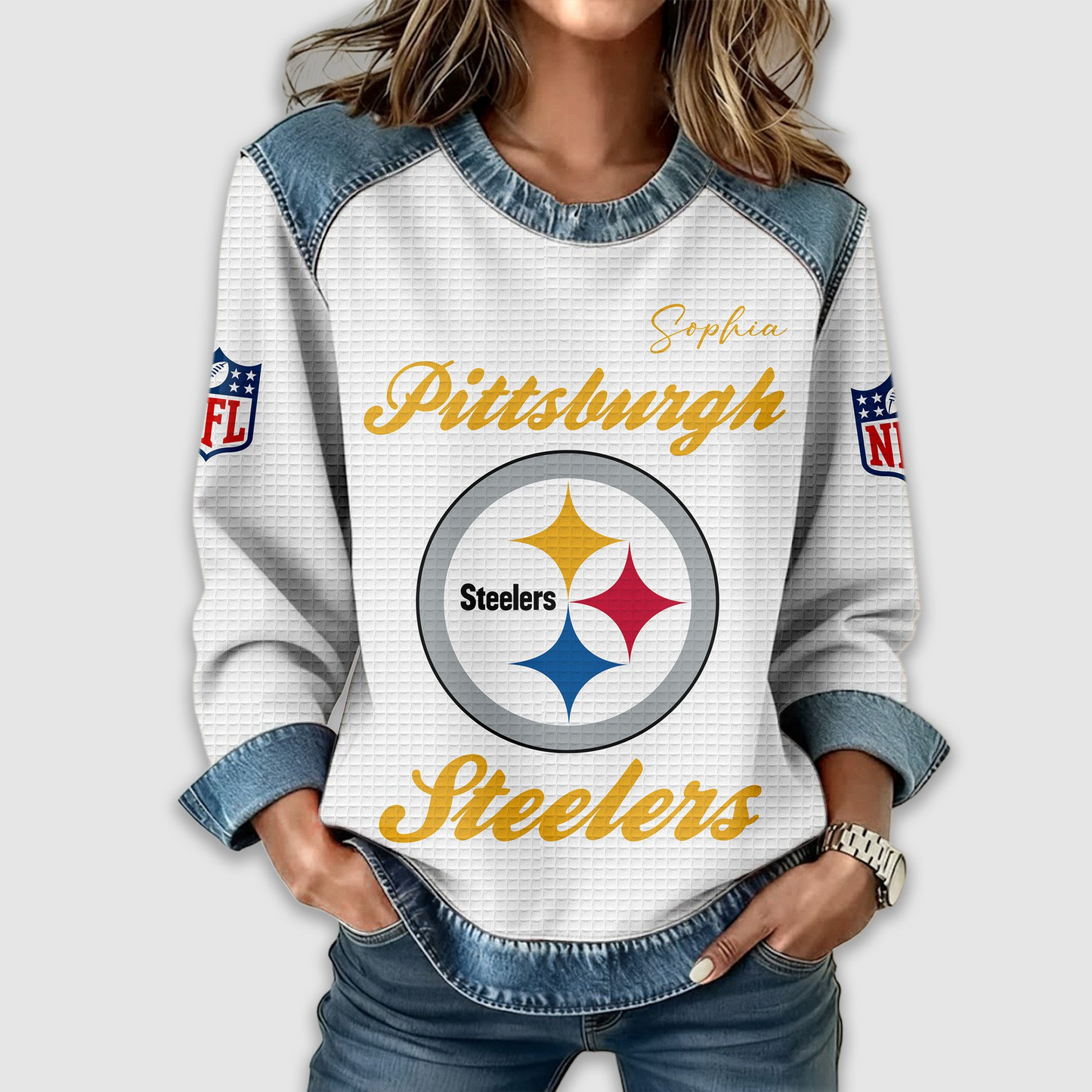 PS Premium NFL Print Casual Sweatshirt DDT CTND