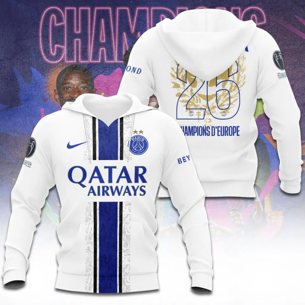 PSG Champions of Europe 2526 3D Shirt V22 0106 DatND DVT