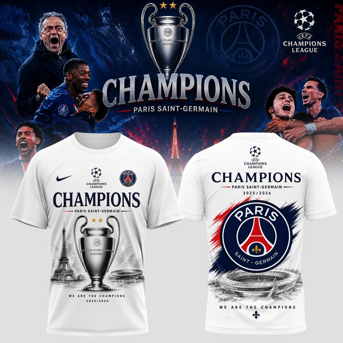 PSG Champions of Europe 2526 3D Shirt V4 0206 DatND DVT