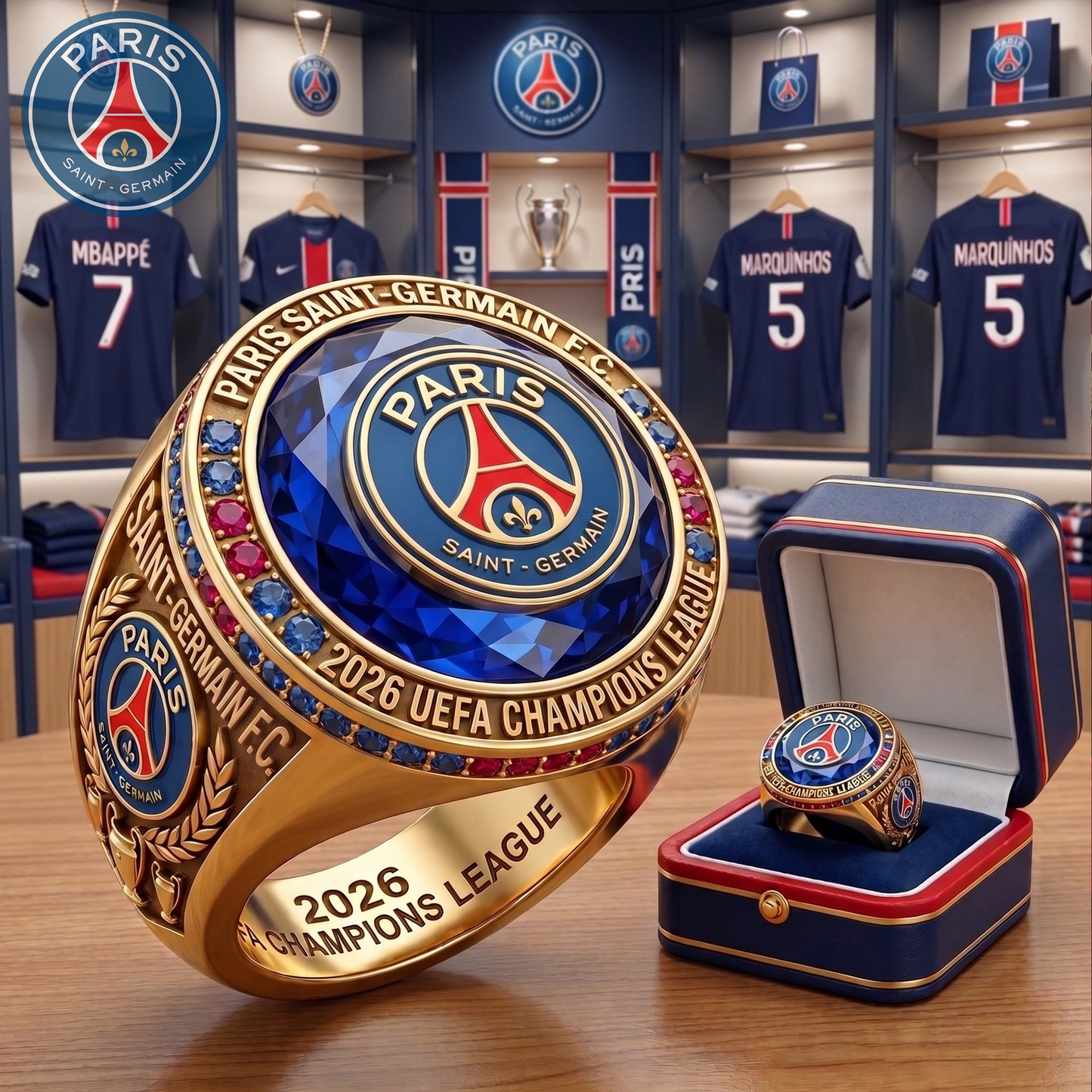 PSG UEFA Champions League Champions Premium Ring V2 0106 DatND DVT