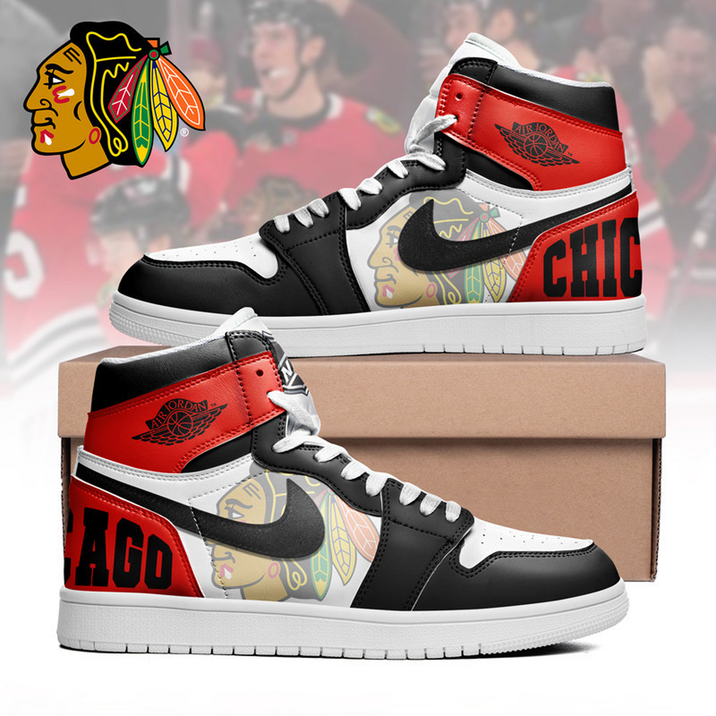 Premium CHI x NHL Teams High Top Sneakers DATND TANTD 090526