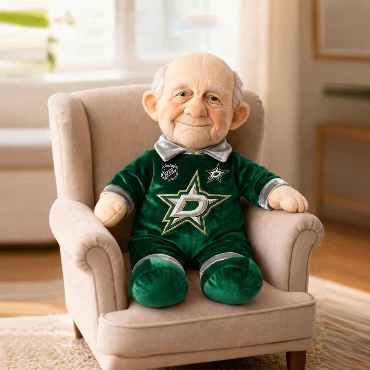 Premium DAL x NHL Grandpa Plush Mascot DATND TANTD 180426