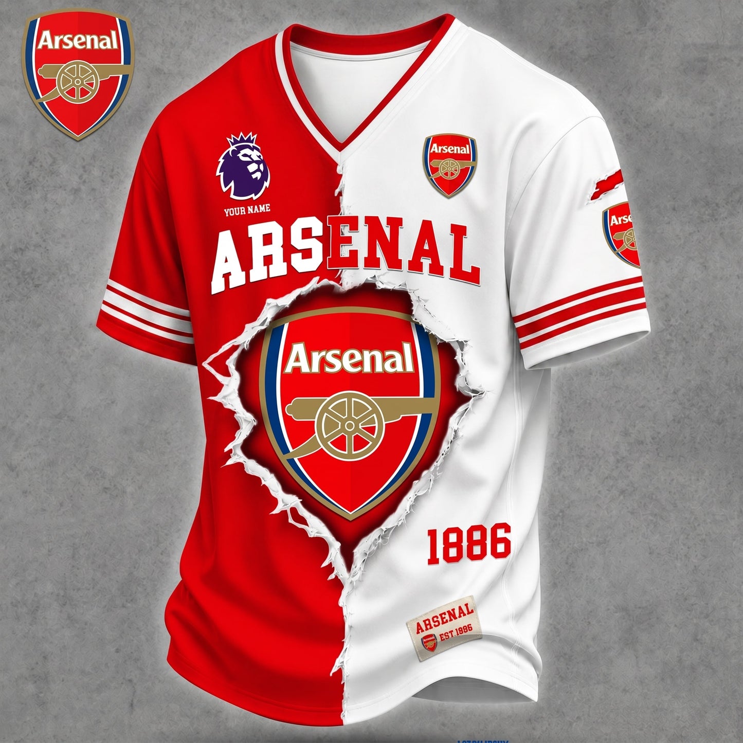 PREMIUM EPL X ARS LUXURY V-Neck T SHIRT NDT VHM 160626