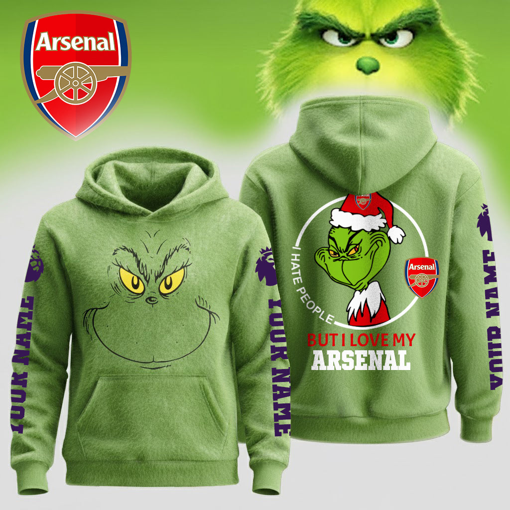 Premium EPL X ARS Grinch Christmas Hoodie V2 NDT NHM125