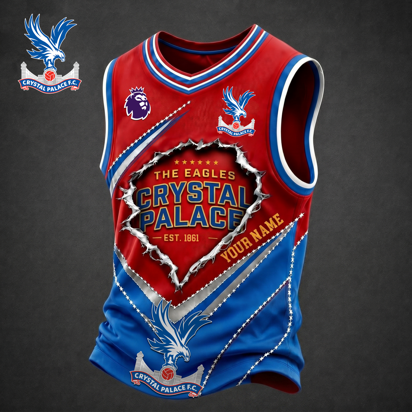 Premium EPL X CP Game Day V-neck Tank Top Shirt FOR SUMMER HOLIDAY NDT VHM 050626