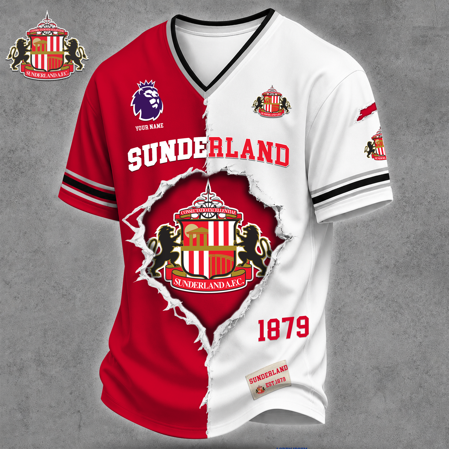 PREMIUM EPL X SUN LUXURY V-Neck T SHIRT NDT VHM 160626